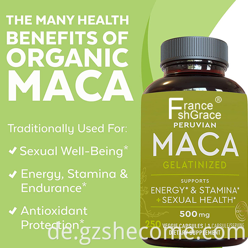 Maca extract capsules
